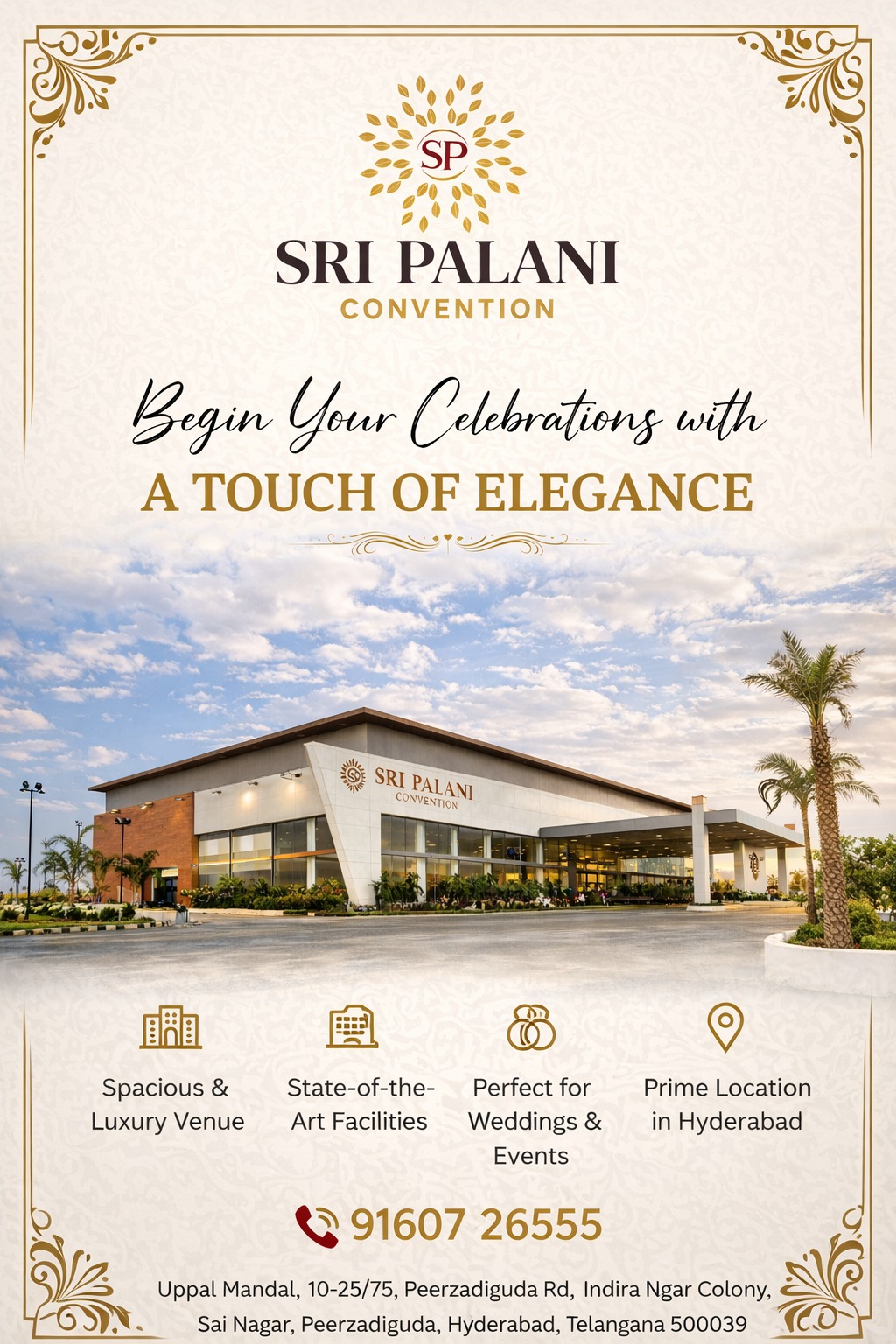 SRI PALANI CONVENTIONS | Convention Hall In Uppal, Hyderabad — photo 7